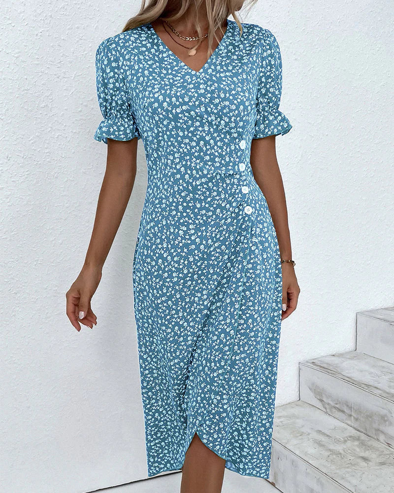 NUVOLA™ - ELEGANTE BUIKBEDEKKENDE JURK