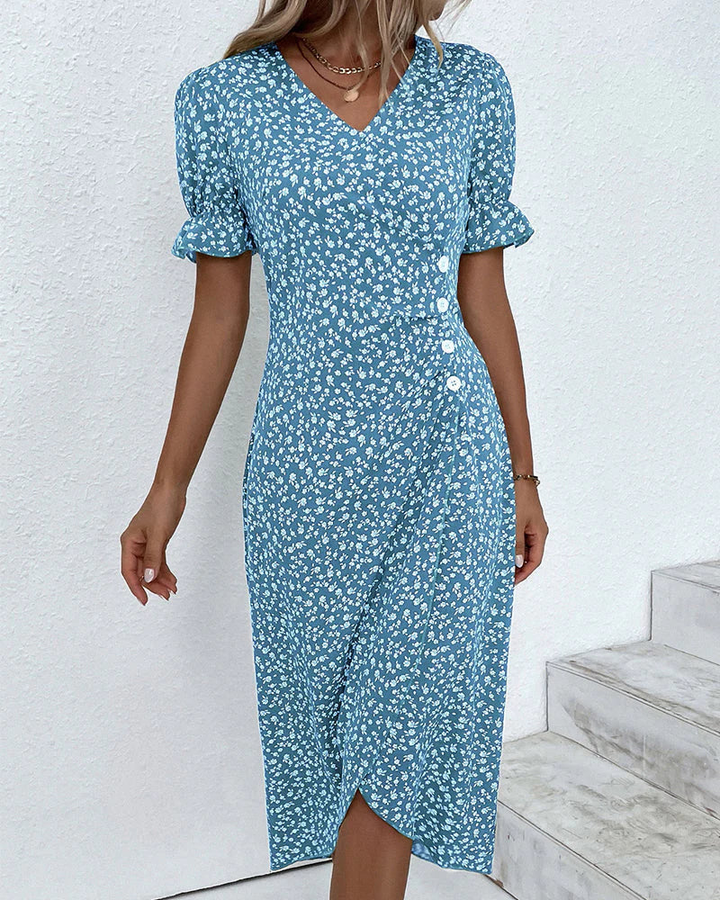NUVOLA™ - ELEGANTE BUIKBEDEKKENDE JURK