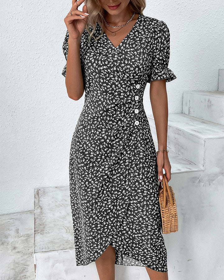 NUVOLA™ - ELEGANTE BUIKBEDEKKENDE JURK