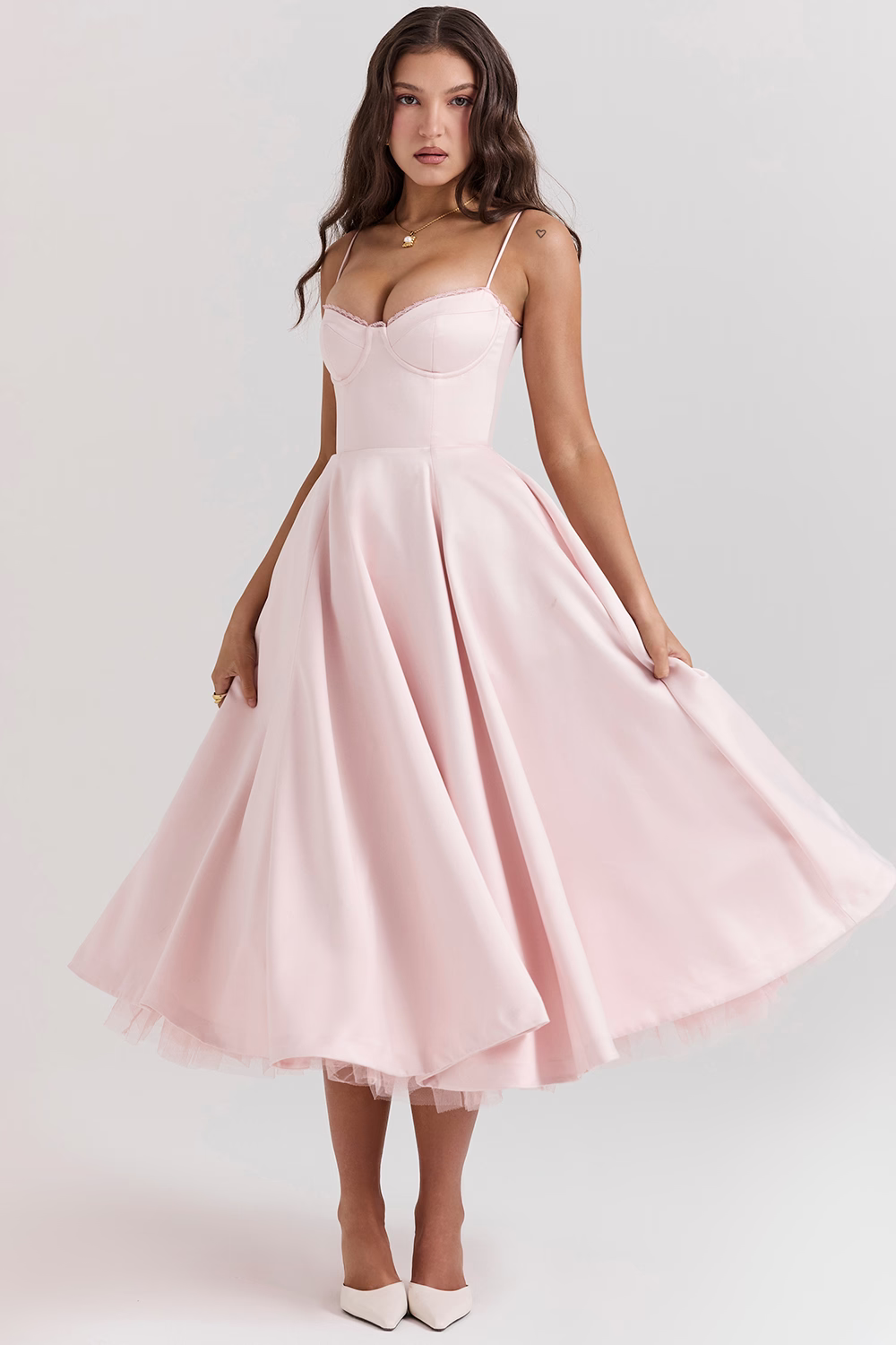 Alina Corset Midi Jurk