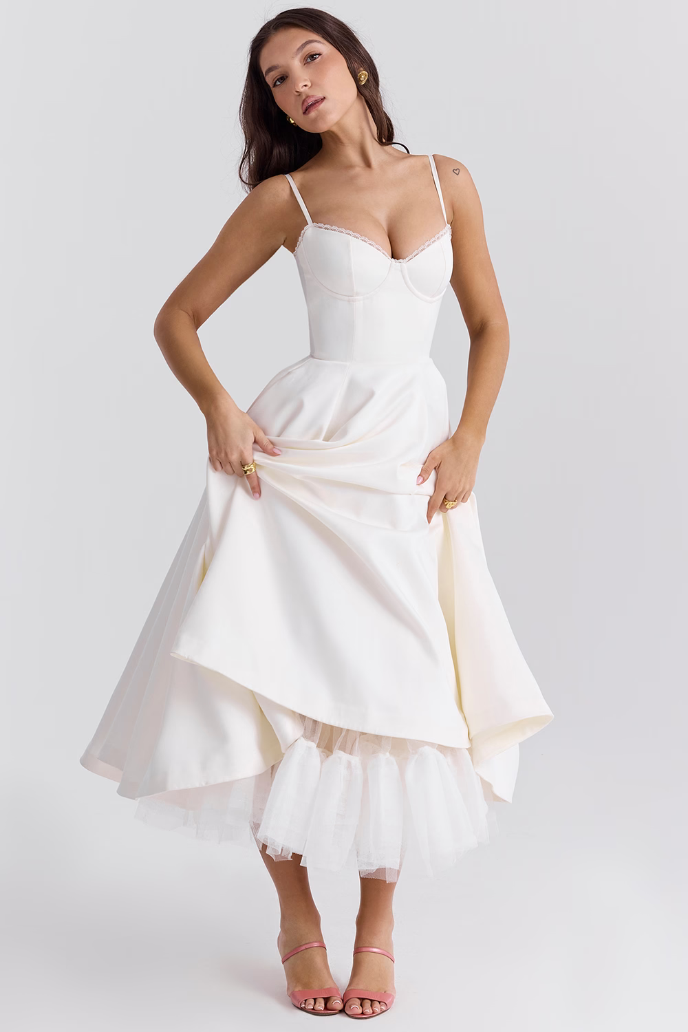 Alina Corset Midi Jurk