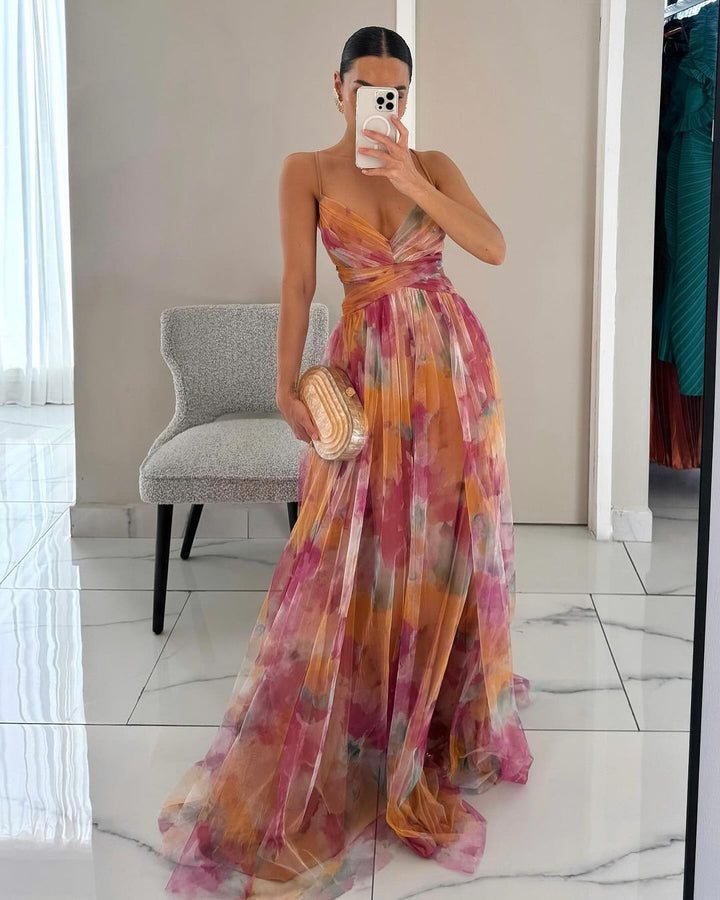 Giselle™ - Betoverende Jurk Bloemenprint