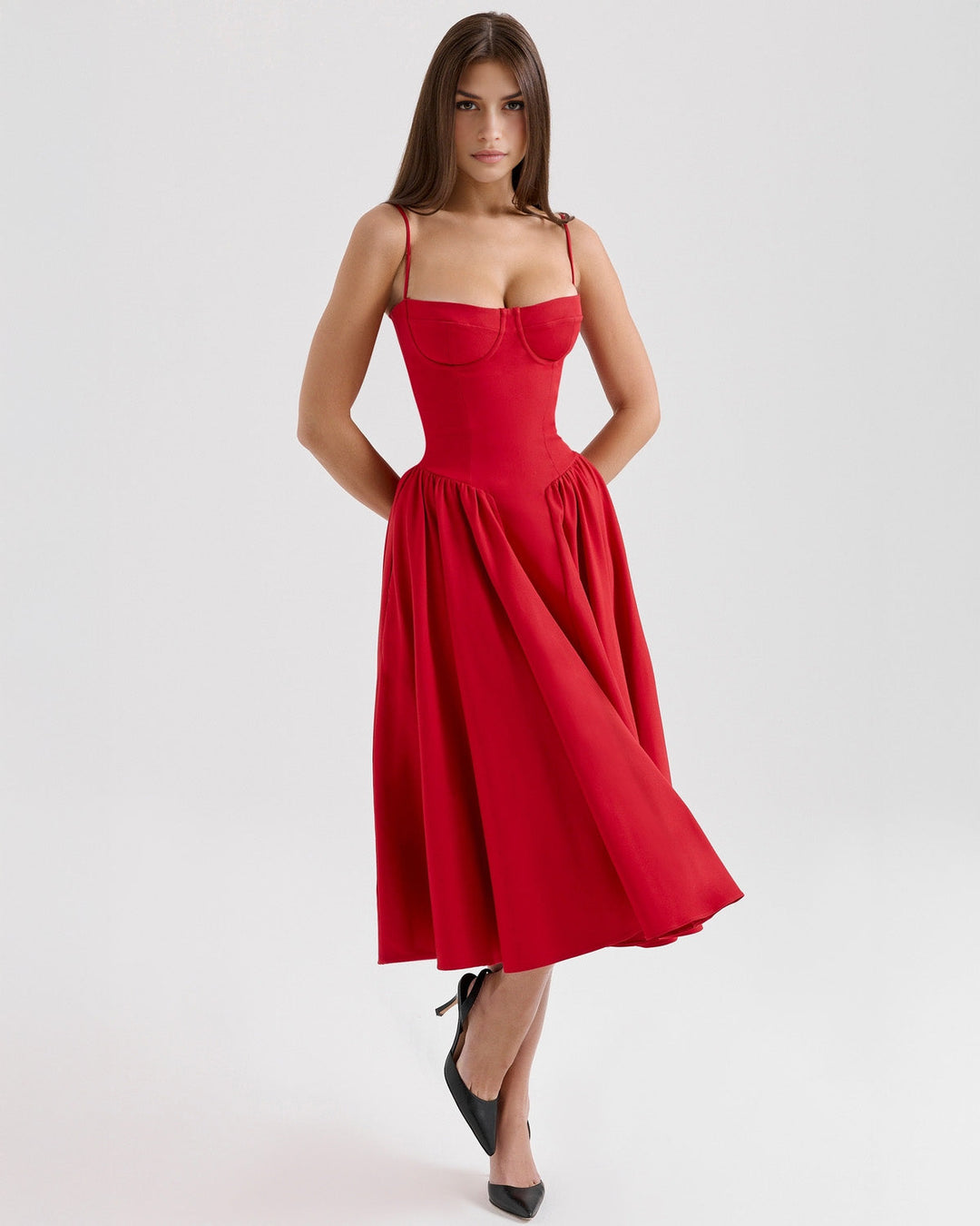 Monroe Midi Jurk
