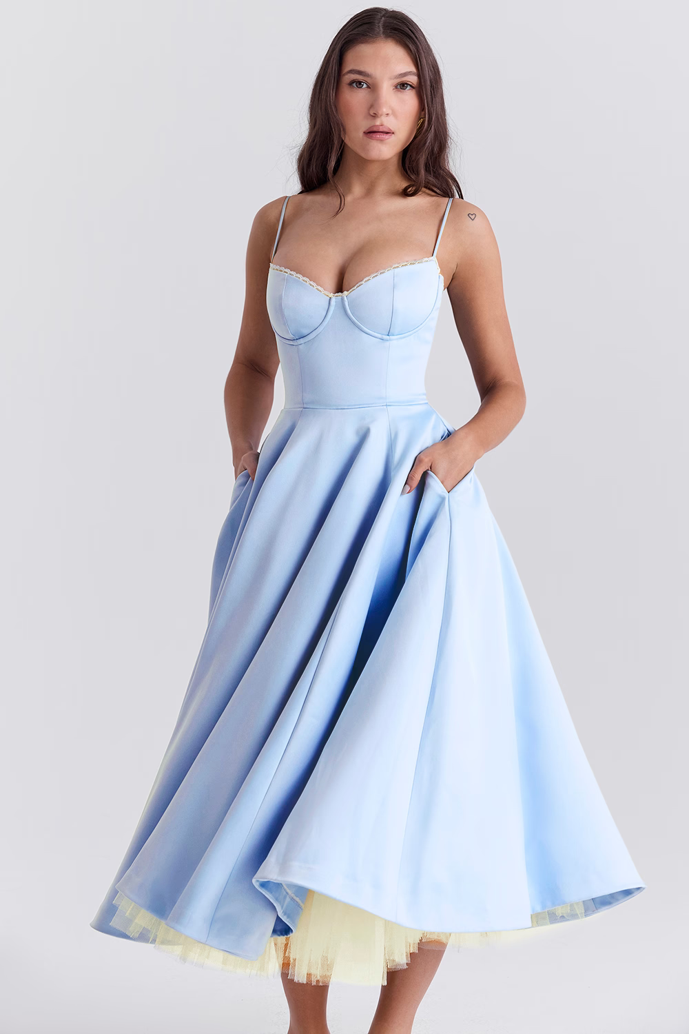 Alina Corset Midi Jurk