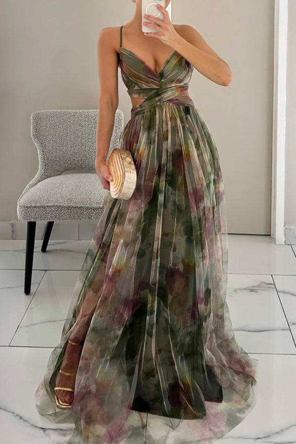 Giselle™ - Betoverende Jurk Bloemenprint