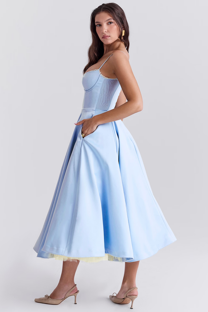 Alina Corset Midi Jurk