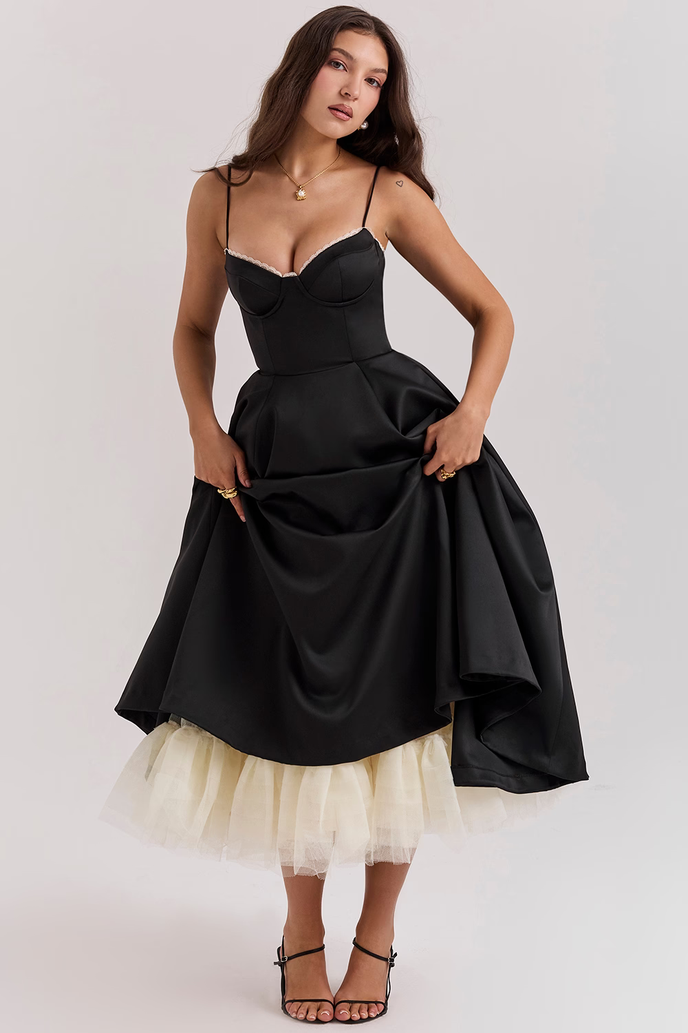 Alina Corset Midi Jurk