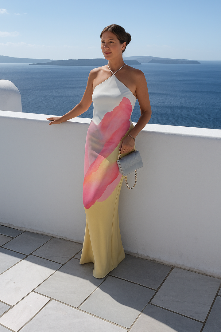 BIANCHINA Maxi Jurk