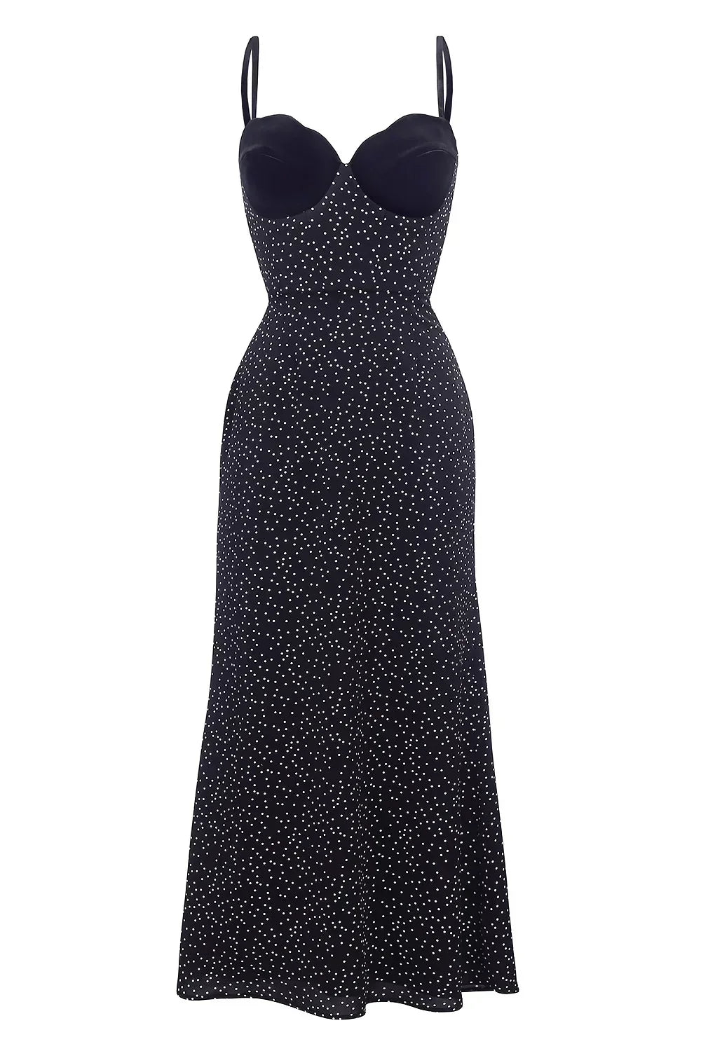 Selina Satin Slip Midi Jurk