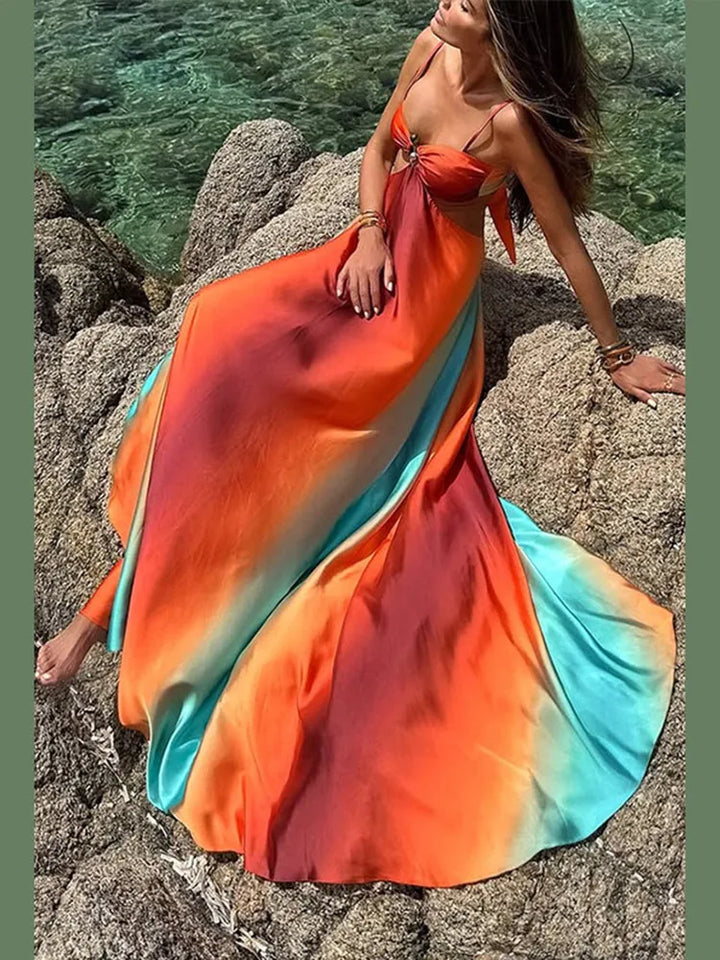 SOLARIA Maxi Jurk