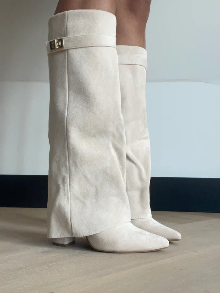 SUEDE BOOTS FOR AUTUMN