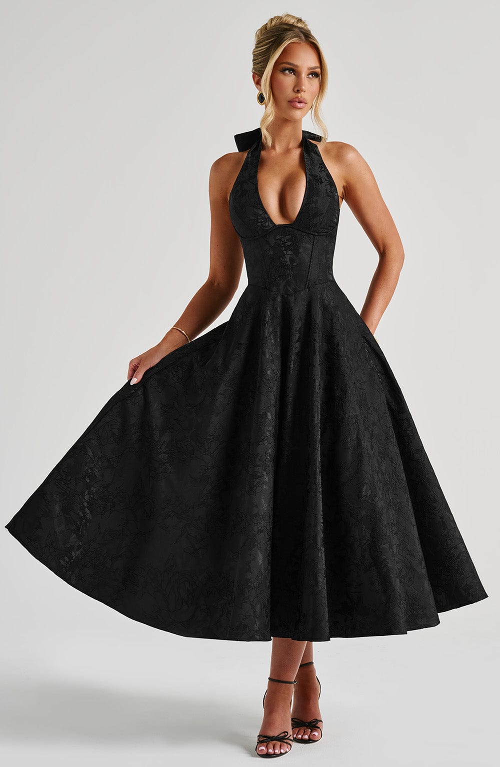 Catalina Romantic Midi Jurk