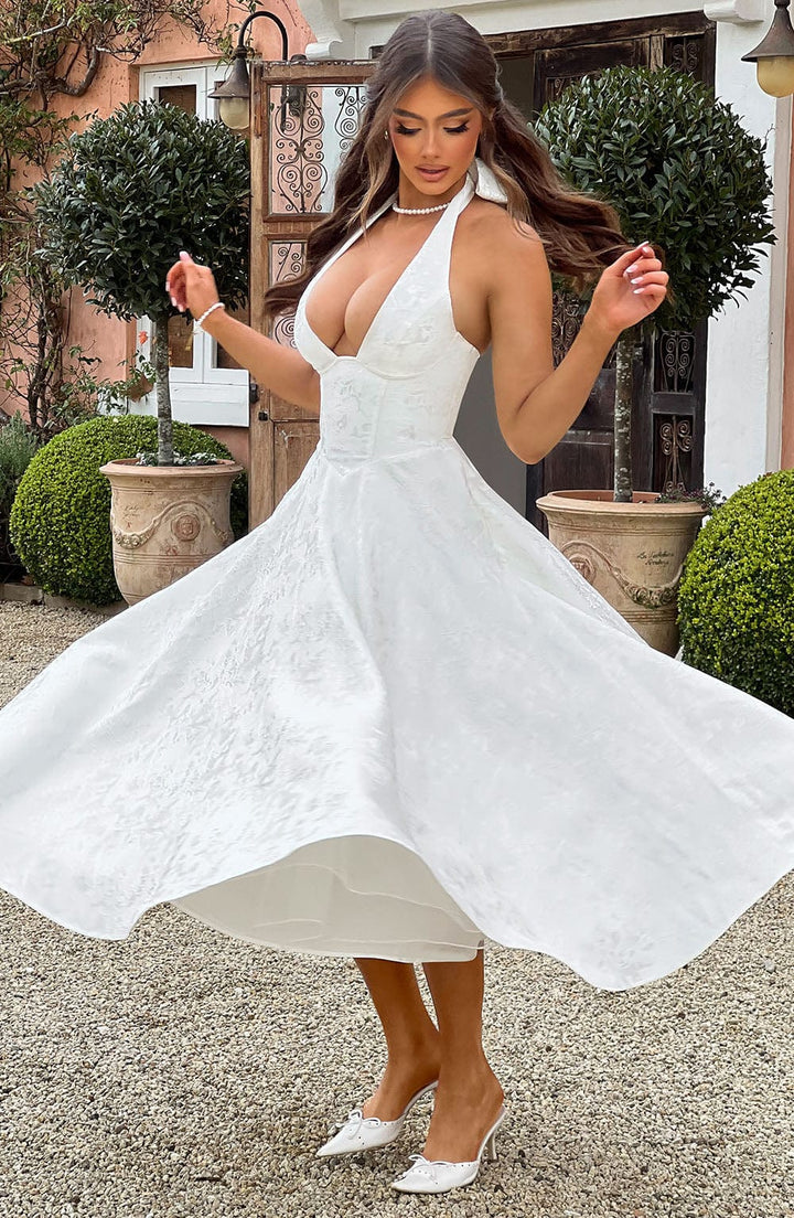 Catalina Romantic Midi Jurk