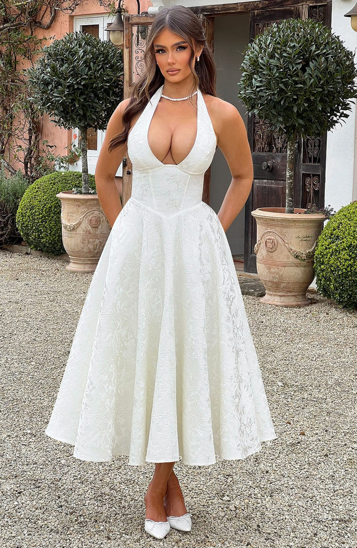 Catalina Romantic Midi Jurk
