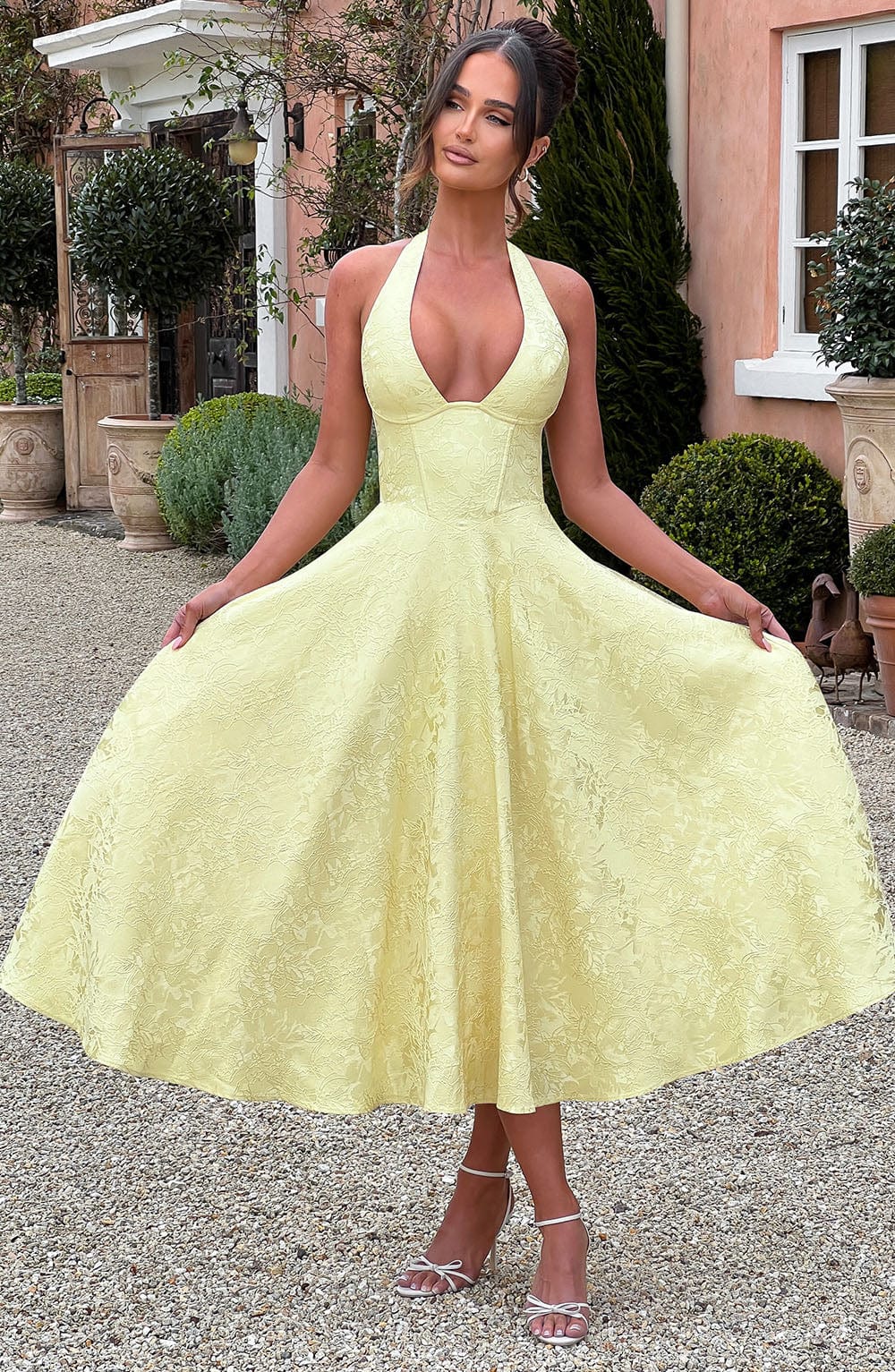 Catalina Romantic Midi Jurk