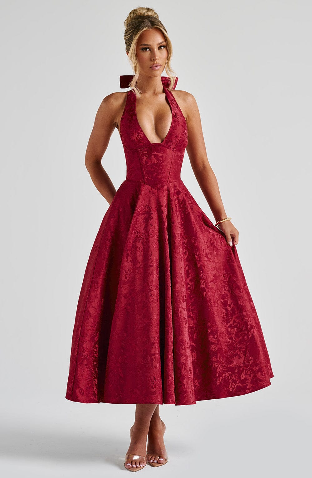 Catalina Romantic Midi Jurk